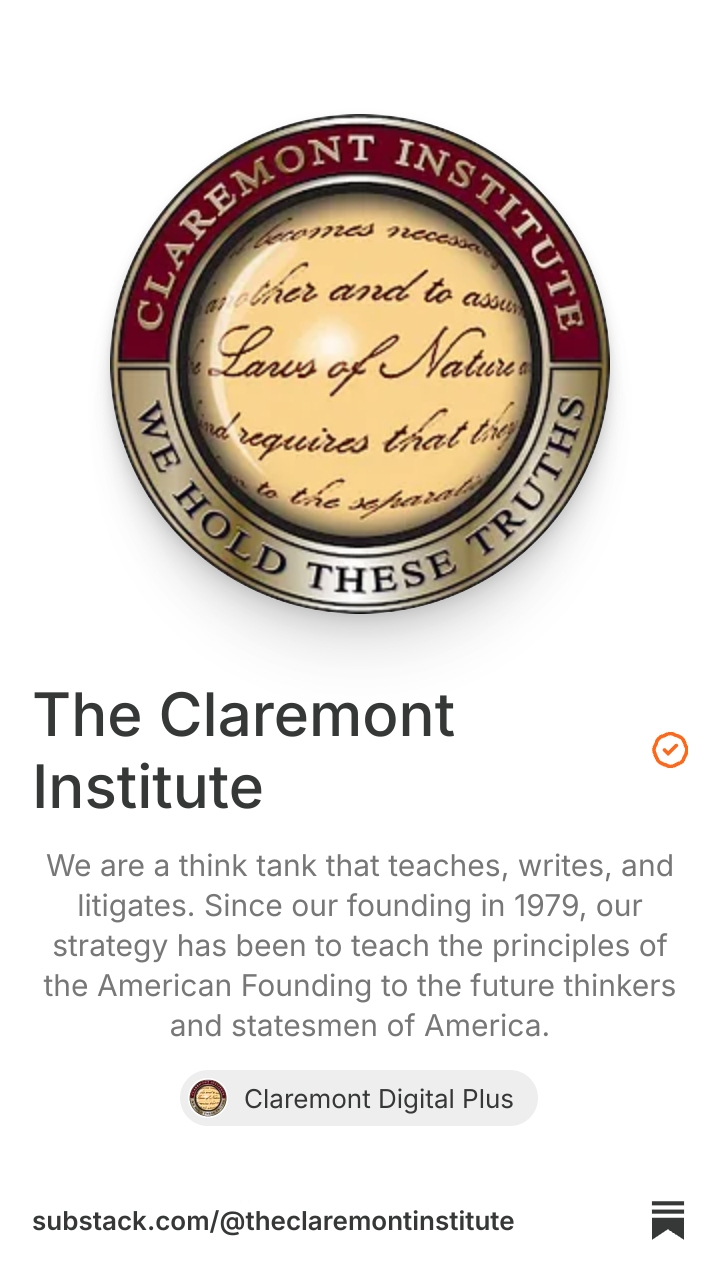 Claremont Institute President Denounces Conservative Blogger’s Mischaracterization of Think Tank’s Mission
